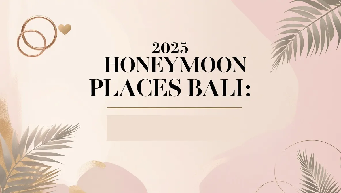 Honeymoon Places