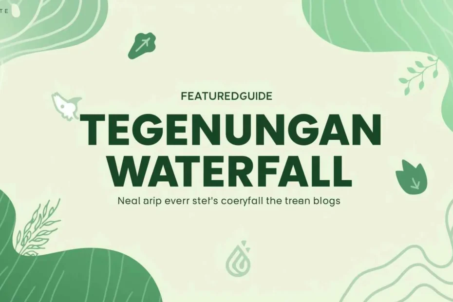 Tegenungan Waterfall