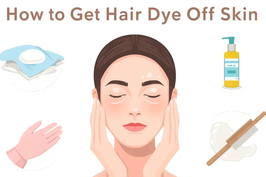How to Get Hair Dye Off Skin