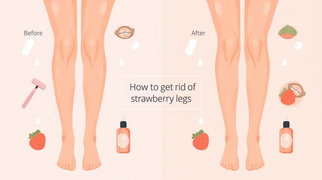 How to Get Rid of Strawberry Legs