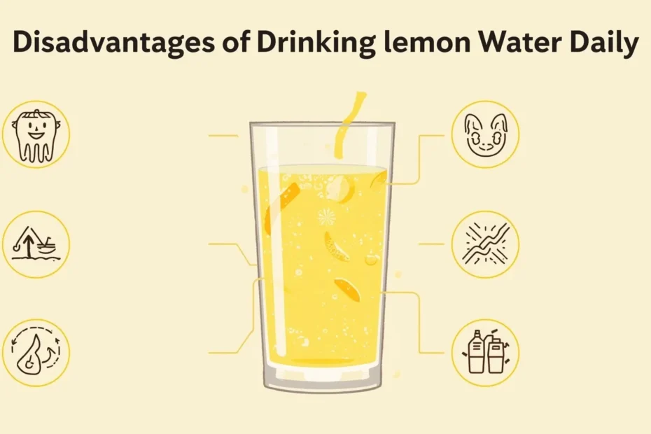 Disadvantages of Drinking Lemon Water Daily