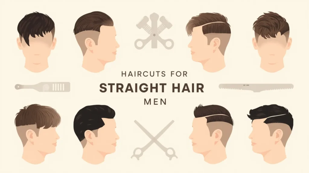 Haircuts for Straight Hair Men