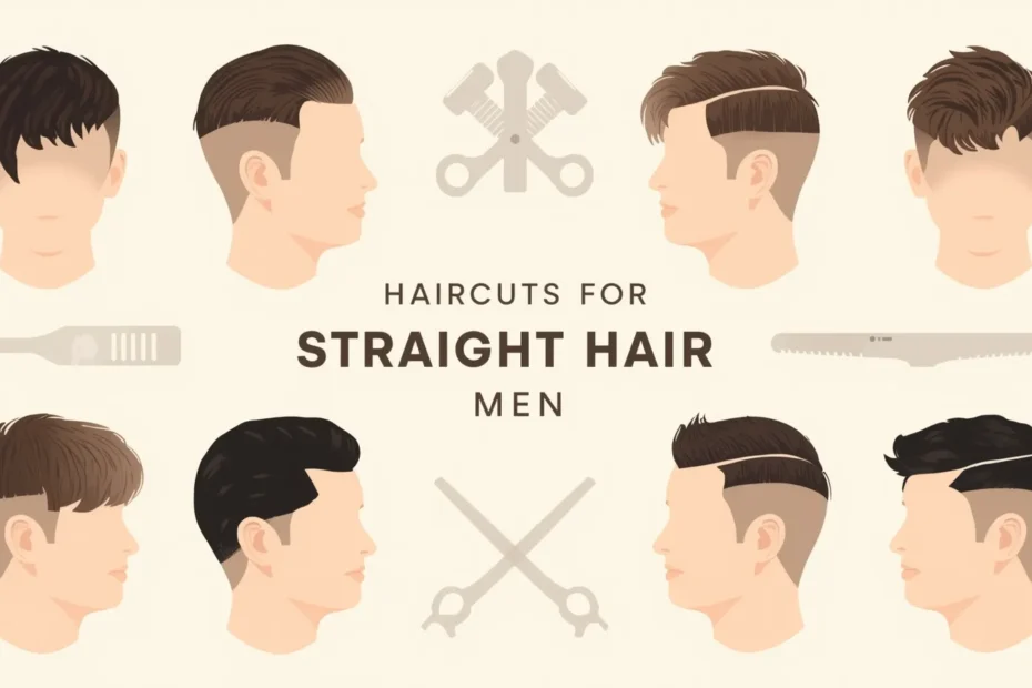 Haircuts for Straight Hair Men
