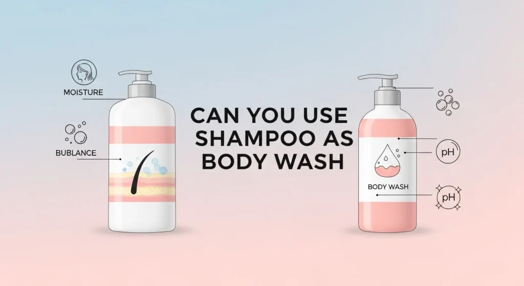can you use shampoo as body wash
