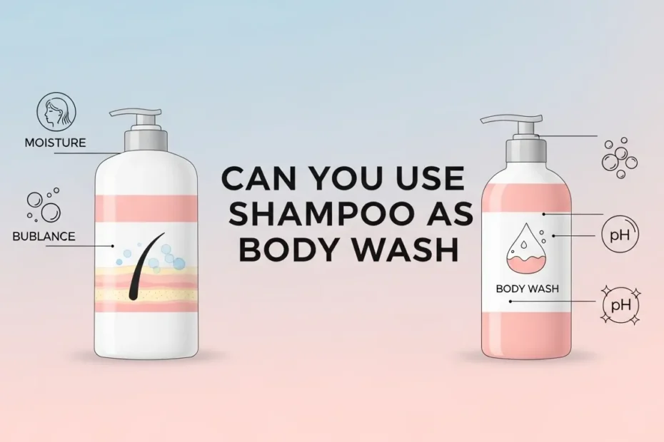 can you use shampoo as body wash
